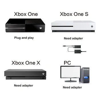 Rýchle Dodanie Kinect Adaptér Pre XBOX JEDEN S Kinect 2.0 Adaptér EU/US Konektor USB NAPÁJACÍ Adaptér Napájací zdroj Pre Xbox Jeden S/X