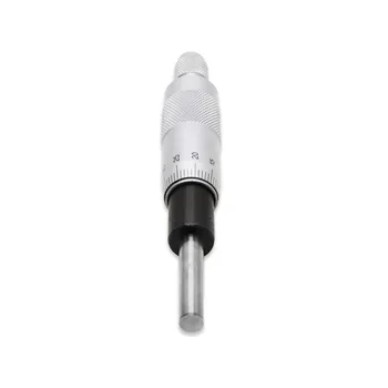 0-25 mm Strieborná Flad Ihly Typ Závitu Mikrometer Hlavu Meranie 0.01 mm Opatrenie Nástroj