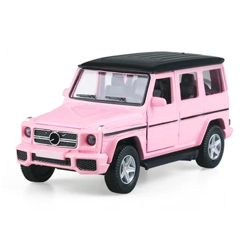 1:36 Kovové Zliatiny Model Auta Diecasts Hračky Simulácia G63 Ružové Auto Vytiahnuť Späť Pre Deti, Hračky Pre Dievčatá Priateľ Dary