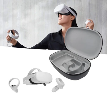 1 ks Prenosné EVA Skladovanie Taška na Cestovanie Ochranné puzdro Účtovná obal pre Oculus Quest 2 Virtuálnej Reality Systémové Príslušenstvo