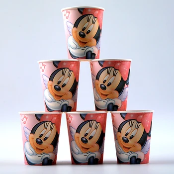 1 Nastavte Mickey Mouse Mickey Narodeninovej Party Dodávky Jednorázový Riad Obrus Narodeninovej Party Dekorácie Dospelých Dieťa Sprcha