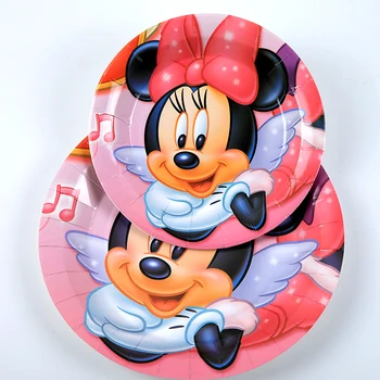 1 Nastavte Mickey Mouse Mickey Narodeninovej Party Dodávky Jednorázový Riad Obrus Narodeninovej Party Dekorácie Dospelých Dieťa Sprcha