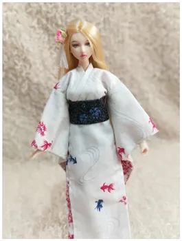 1 Sada=2 KS Nové Oblečenie, Módne Japonské Kimono s Pásom pre Blyth Licca Ob24 1/6 Bábiky, Príslušenstvo
