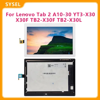 10.1 palca Na Kartu Lenovo 2 A10-30 YT3-X30 X30F TB2-X30F tb2-x30l LCD Displej s Dotykovým displejom a Digitalizovať