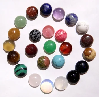10 mm Prírodný kameň, Kremeň Turquoises lapis Kolo Cabochon Prívesok pre kutilov, Šperky, takže náhrdelník Accessories50pcs