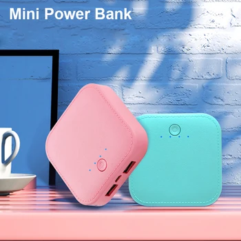 10000mAh Externú Batériu Mini Power Bank Dvojitý USB VÝSTUP Powerbank Pre iPhone Huawei Samsung Android Mobilný Telefón Poverbank