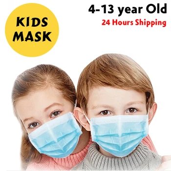 100ks Jednorazové Deti Masky, Deti 3 vrstvy pleťové Masky Úst, Mäkké Priedušné proti prachu chrípka ochranné masky Dropshipping