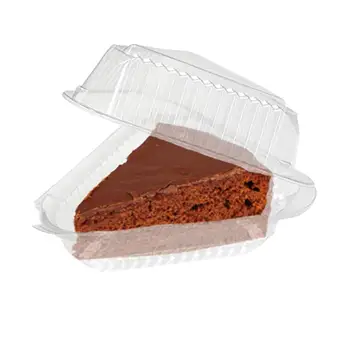 100ks Koláč Sandwich Cake Box Snack Pečivo Priehľadný Kontajner Pizza Dezert Skladovanie Potravín Kontajner Tvorivé Konzervovanie Potravín