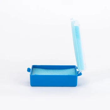 100ks Protézy Box Hubky Prípade Zubné Box Zariadenie Kontajner Úložný Box pre Falošné Pozlátko Zuby