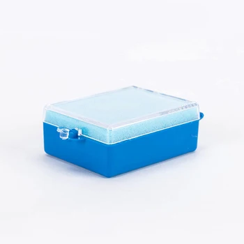 100ks Protézy Box Hubky Prípade Zubné Box Zariadenie Kontajner Úložný Box pre Falošné Pozlátko Zuby