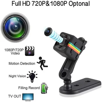 1080P 720P SQ11 Mini Kamera S1000 Senzor Nočné Videnie Videokamera Pohybu DVR Mikro Kamera Šport DV Video malá Kamera cam SQ 11