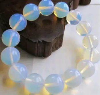 10mm veľmi krásny originálny prírodný austrálsky opal perličiek náramok YL
