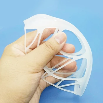 10pcs 3D Opakovane DIY Masku na Tvár Držiteľ Rúž Konzola Vnútorná Podpora Nos, Ústa Plynulé Dýchanie