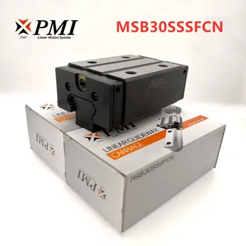 10pcs pôvodné Taiwan PMI MSB30S MSB30S-N MSB30SSSFCN lineárne guideway jazdca prepravu blok pre CO2 laserové obrábacie CNC router