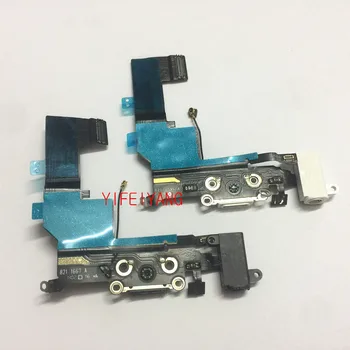 10pcs YIFEIYANG Originálne Nabíjačky Nabíjací Port Dock Konektor USB Flex Kábel pre Slúchadlá Audio Jack Páse s nástrojmi Pre iPhone 5s