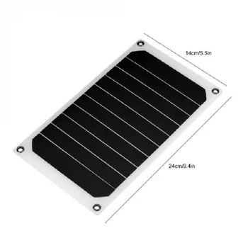 10W solárny panel fotovoltaický modul doska nabíjačku mobilného telefónu vonkajšie ľahký USB nabíjanie rada
