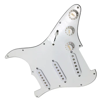 11 Otvor Módne Nástroj Doska Stabilné Single-Coil, Ochrana Panel Príslušenstvo 3-Vrstvové Gitara Pickguard Naložené Prewired