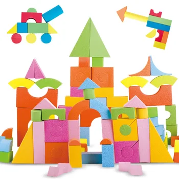 112 ks DIY dizajn, stavebné bloky, hračky pre deti, chlapcov deti stavebné nastavte Veľké Veľkosť tehla vzdelávacie palác model