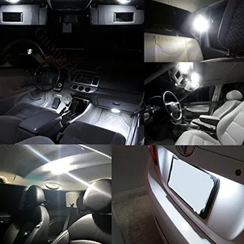 13pcs Chyba Zadarmo Premium Interiérové LED Svetla Kit Na roky 2007-2012 Hyundai Santa Fe Interiéru Mapu Dome batožinového priestoru špz Lampa