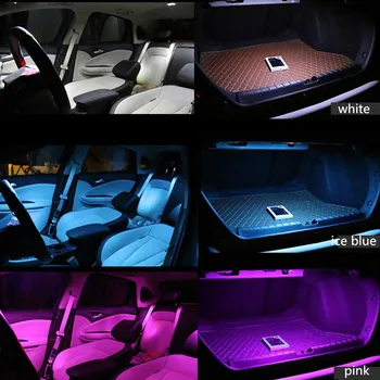 13pcs Chyba Zadarmo Premium Interiérové LED Svetla Kit Na roky 2007-2012 Hyundai Santa Fe Interiéru Mapu Dome batožinového priestoru špz Lampa