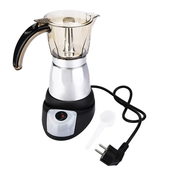 150 ml/300 ml 3-6 Šálok 480W Elektrické Espresso Moka Hrniec, Odnímateľná Kuchyňa varnou doskou kávovar