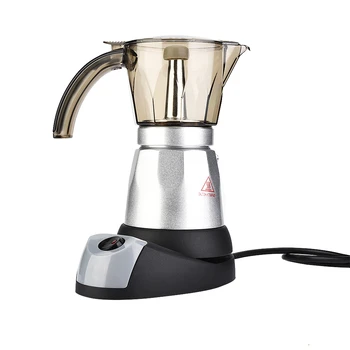 150 ml/300 ml 3-6 Šálok 480W Elektrické Espresso Moka Hrniec, Odnímateľná Kuchyňa varnou doskou kávovar