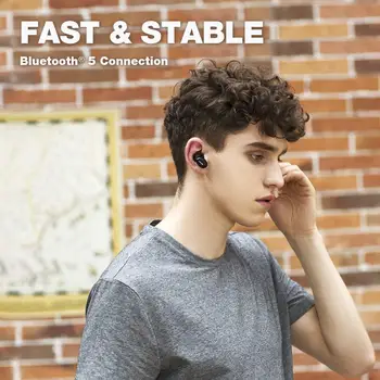 1MORE E1026BT Štýlový Pravda Bezdrôtové Slúchadlá Bluetooth 5.0 In-Ear mini Športové Headset Podporu aptX ACC s Mic Qualcomm čip
