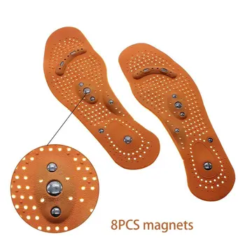 1Pair magnetoterapia Magnet Zdravotnej Starostlivosti Nohy, Masážne Vložky Muži/ Ženy Vypchávky na Starostlivosť o Nohy Telo Masážneho Z50401