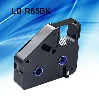 1Pc LB-R85BK farebná páska kazeta black termotransferové pásky elektronické písmom stroj trubice tlačiareň BEE200 a BEE200/PC