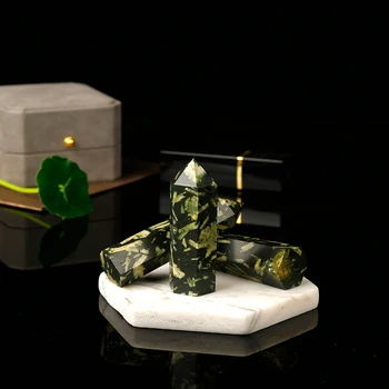 1PC prírodné chryzantéma kameň šesťhranné crystal bod vysokej kvality domácnosti minerálne Nordic polica domáce dekorácie DIY darček