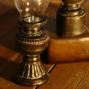1PCS Živice Remesiel Petrolej Lampa svietnik Dekorácie Vintage Sklenený Kryt Svietidla, Svietniky Domova Darčeky Svietnikov