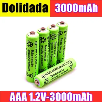 2/4/8/12/20pcs Originálne AAA 3000 mAh 1.2 V Kvalite nabíjateľné batérie AAA 3000 mAh Ni-MH dobíjacie 1.2 V 2A batérie