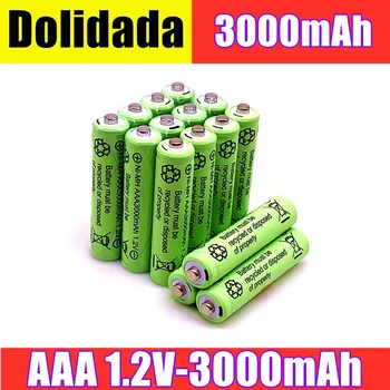 2/4/8/12/20pcs Originálne AAA 3000 mAh 1.2 V Kvalite nabíjateľné batérie AAA 3000 mAh Ni-MH dobíjacie 1.2 V 2A batérie