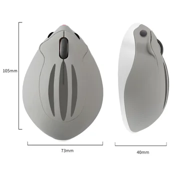 2.4 G Wireless Mini Mouse Cartoon Škrečkov Tvar 1200 DPI S Usb Prijímač Pre počítač Prenosný Počítač