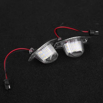 2 ks 12V 1.68 W 18 LED Korálky špz LED Svetlo Lampy Honda Odyssay CRV JAZZ FR-V, Prúd Auto Styling Auto Príslušenstvo