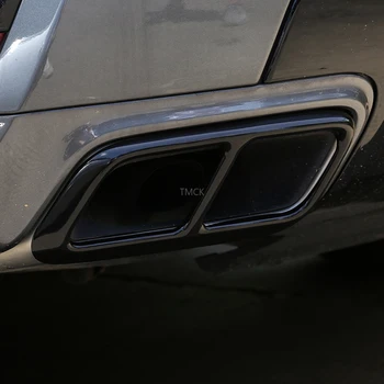 2 KS Nehrdzavejúca Oceľ Auto Príslušenstvo Chvost Hrdla Výfukového Potrubia Kryt Výbava Pre Land Rover Range Rover Sport L494 2018 2019 2020