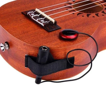 2 ks Piezoelektrické Kontakt Mikrofón Mic Pickup pre Gitaru, Husle Banjo Mandolína Drumbľa