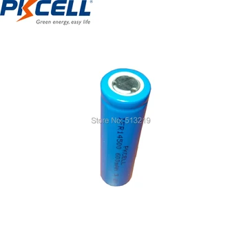 2 ks PKCELL AA 14500 3.2 v lifepo4 Nabíjateľná Batéria Lítium-iónové batérie Bunky 600MAH IFR14500 pre Fotoaparát Solárne Led Svetlo