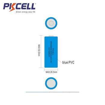 2 KS PKCELL ER26500M 26500 Li-SOCl2 ER26500 3.6 V 6500mAh C veľkosť batérie lítium-primárne napájanie typ batérie pre vodomeru