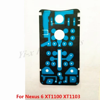 2 ks Pre Motorola Nexus 6 XT1100 XT1103 Pôvodné Nálepky, Lepiace Lepidlo Pásky Kryt Batérie Späť Zadné Dvere
