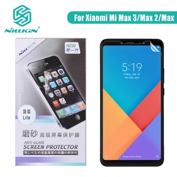 2 ks/veľa NILLKIN pre Xiao Mi Max 3 screen protector HD Super Clear screen protector Matný Proti Oslneniu Pre Mi Max 2 Max