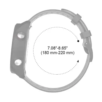 20 mm 22 mm šírka Silikónové Watchband pre Samsung Galaxy Sledovať 42mm 46 mm Mäkké Silione Nahradenie Sledovať Popruh Pre Samsung Galaxy