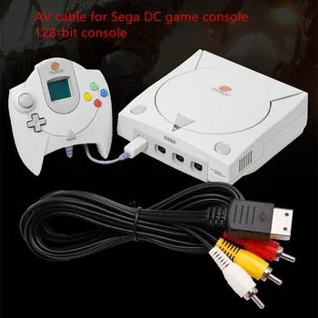 200pcs Vysokej kvality 1,8 M/6 AV Audio Video Kábel Pre Sega Dreamcast DC 128