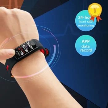 2018 nový produkt Krvný Tlak Inteligentný Náramok Farebný Displej človek Inteligentný Náramok 24H pokračuje Srdcovej frekvencie Krokomer smart band