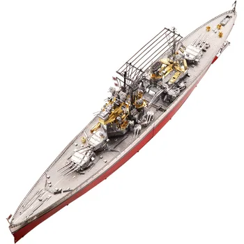 2018 Piececool Obrázok Hračky HMS PRINCE OF WALES LOĎ DIY laserové rezanie Pílou 3D Kovov puzzle model Nano Puzzle, Hračky pre deti,
