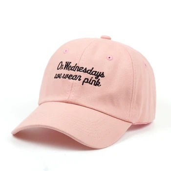 2018 značky V stredu Sme Nosiť Ružové otec klobúk muži ženy móda Nastaviteľné ružová šiltovku veľkoobchod