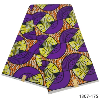 2019 Ankara Afriky Polyester Vosk Vytlačí Textílie Binta Reálne Vosk Vysoko Kvalitné 6 dvore Afriky Textílie na spoločenské Šaty 1307
