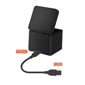 2019 Horúca novinka 3 Batérie Smart QC 3.0 Rýchla Nabíjačka USB Nabíjanie Box s Dátový Kábel pre OSMO AKČNÁ Športová Kamera Príslušenstvo