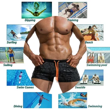 2019 Nové Mens Plávať Šortky Športové Plavky, Pánske Športové Plavky, Šortky Beach Šortky AM8114 Podľa Aimpact