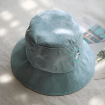 2019 teplé Zahustiť bavlna výšivky Vedierko Hat Rybár Klobúk vonkajšie cestovné klobúk Slnko Spp Čiapky pre mužov a Ženy